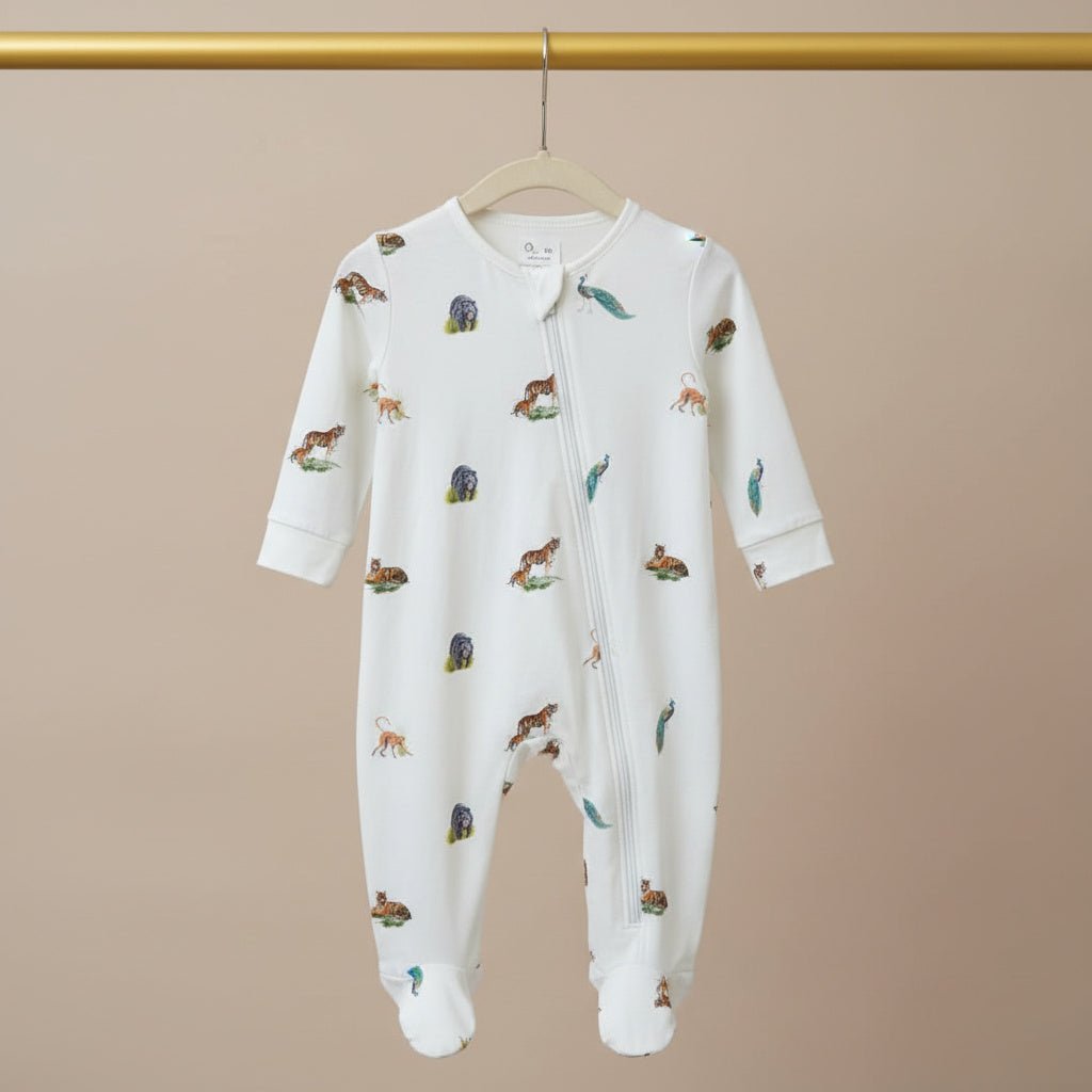 Wild Wonder Bamboo Zipsuit - Bubz