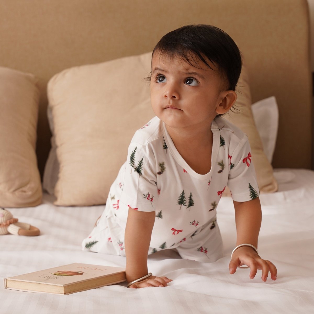 Woodland Cheer Bamboo Short Sleeve Set - Bubz