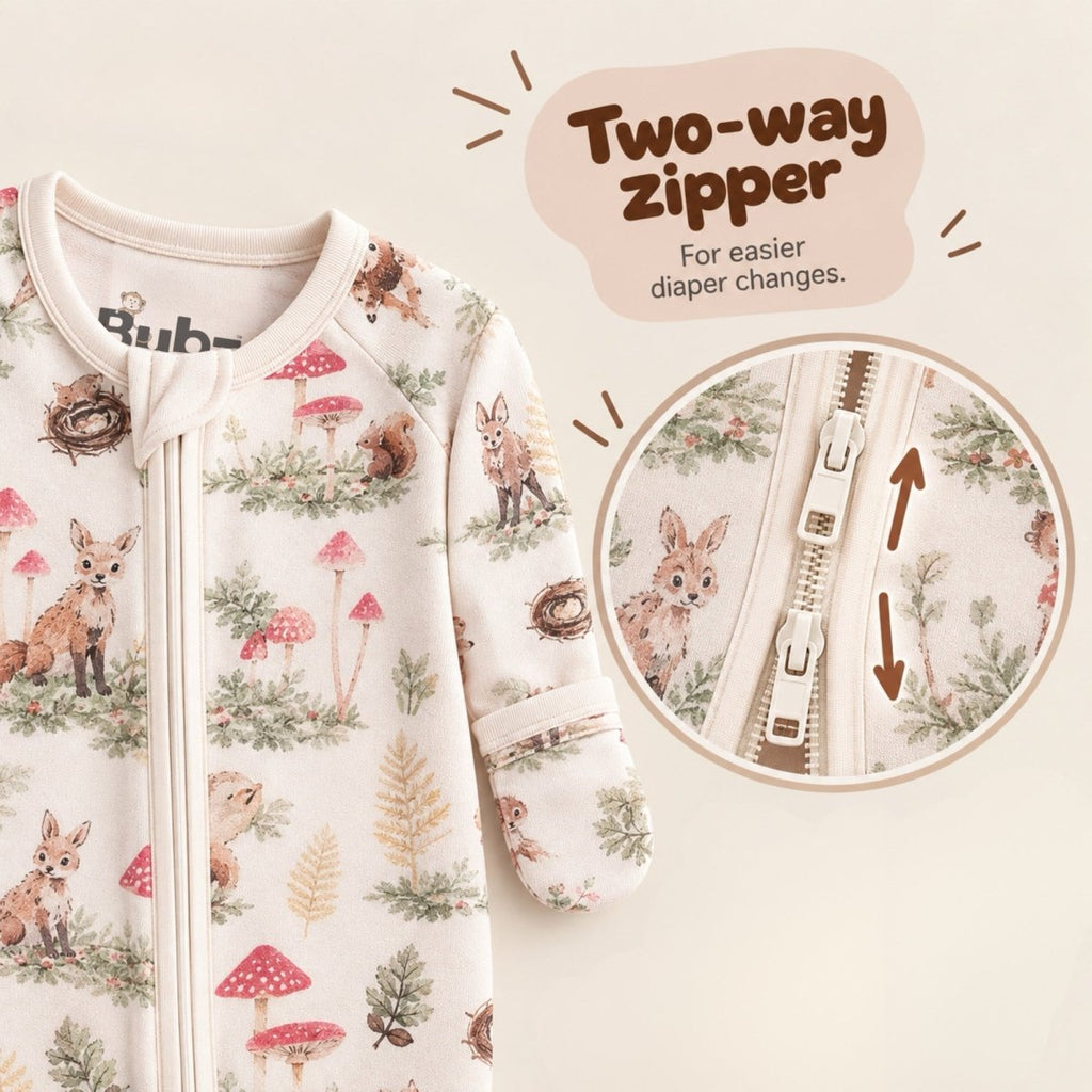 Woods Bamboo Zipsuit - Bubz