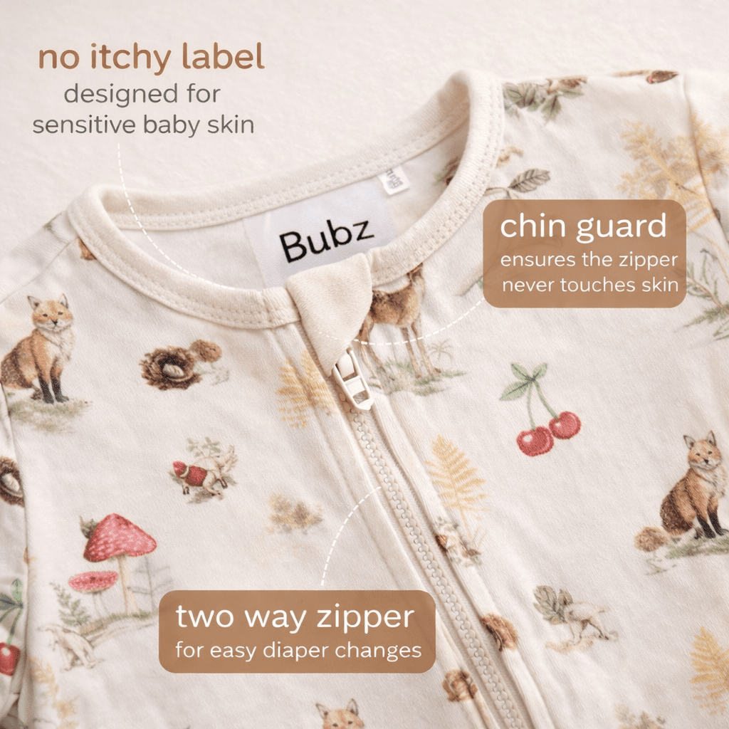 Woods Bamboo Zipsuit - Bubz