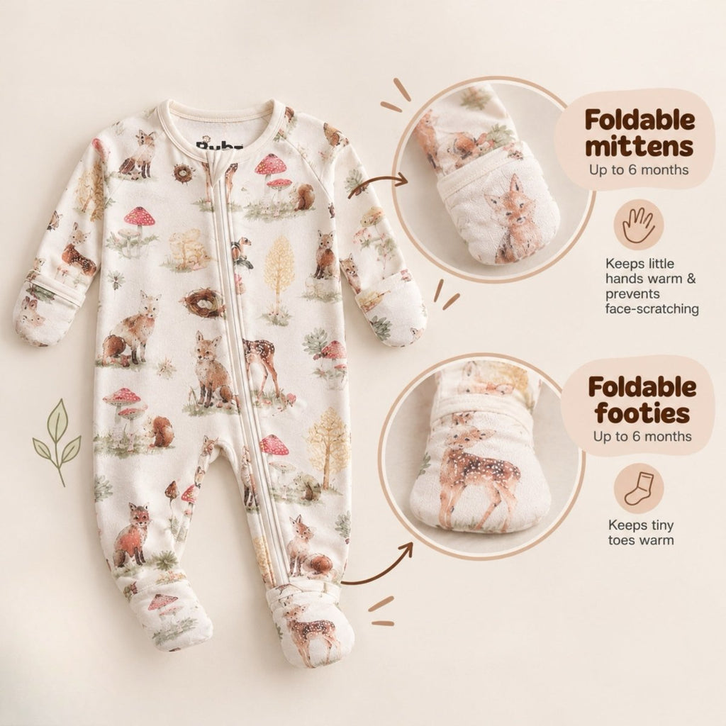 Woods Bamboo Zipsuit - Bubz