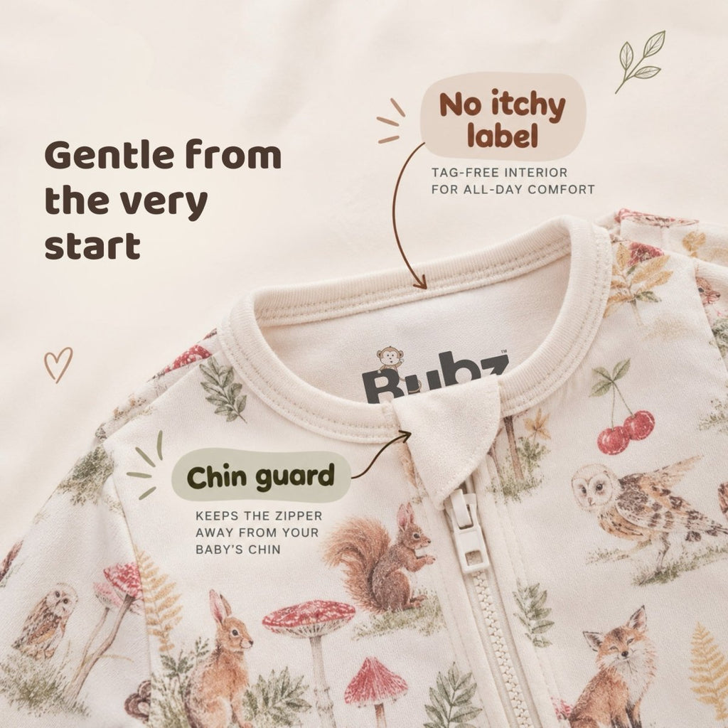 Woods Bamboo Zipsuit - Bubz